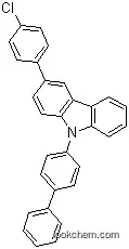 Molecular Structure of 1219821-48-3 (9-[1,1'-Biphenyl]-4-yl-3-(4-chlorophenyl)-9H-carbazole)